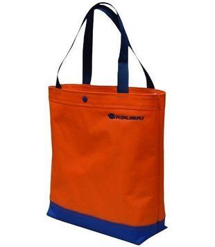 Kolibri beach bag 33x38x13 cm, orange-blue (420D fabric) (32.105.49)