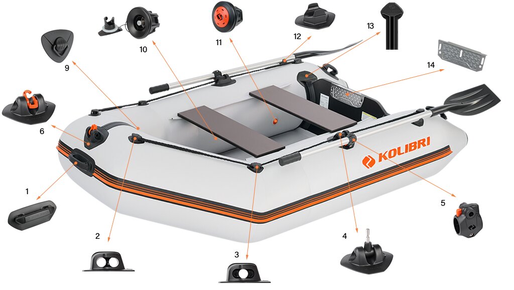 Boat accessories Kolibri KM-245