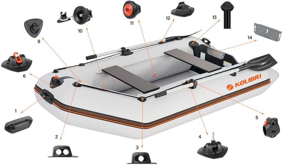 Boat accessories Kolibri KM-280