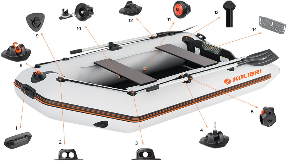 Boat accessories Kolibri KM280D Profi series
