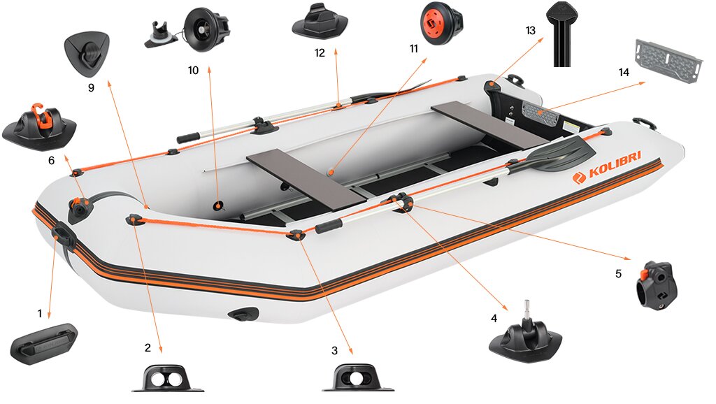 Boat accessories Kolibri KM360D Profi series