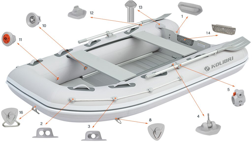 Motorboat accessories Kolibri KM-300DXL