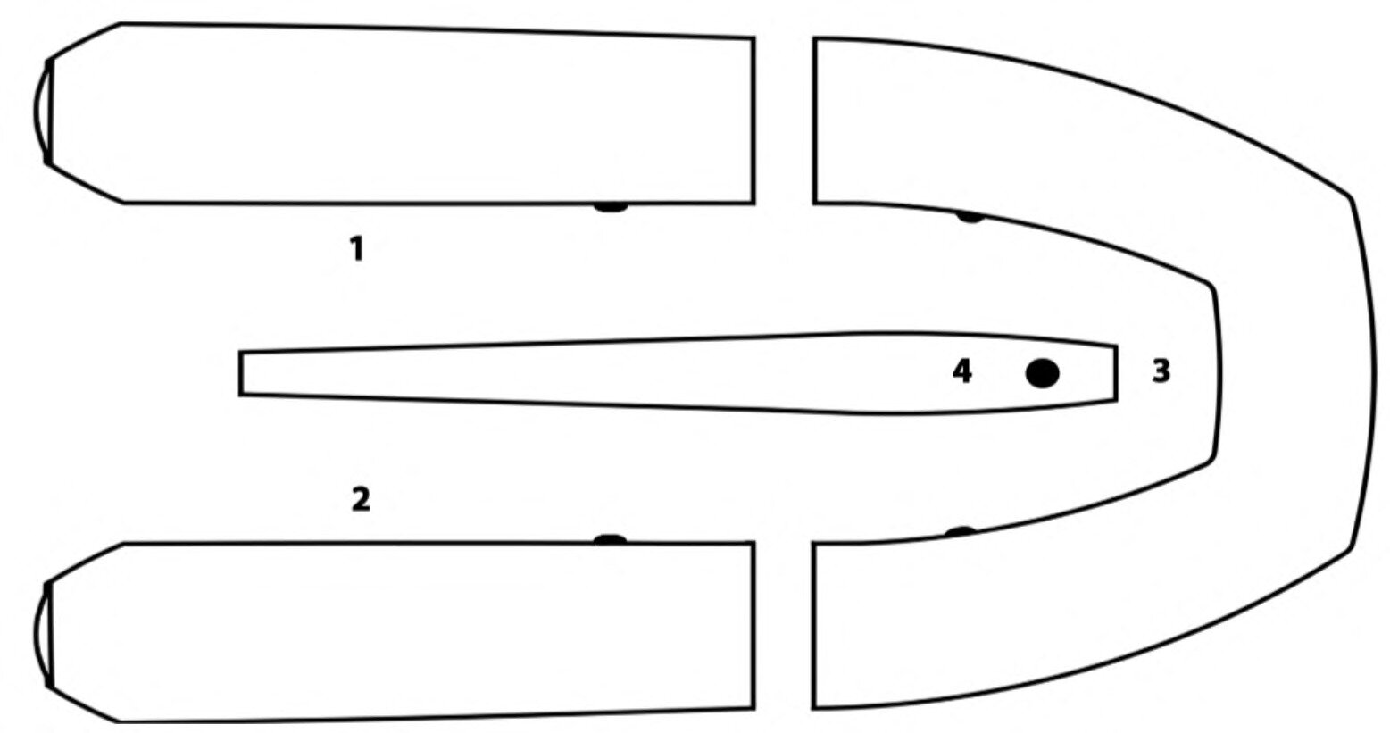 Kolibri boat compartment diagram