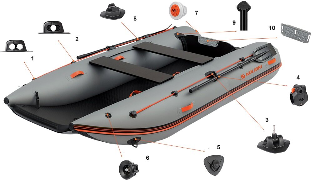 Catamaran accessories Kolibri Sea Cat (KM-340SM)