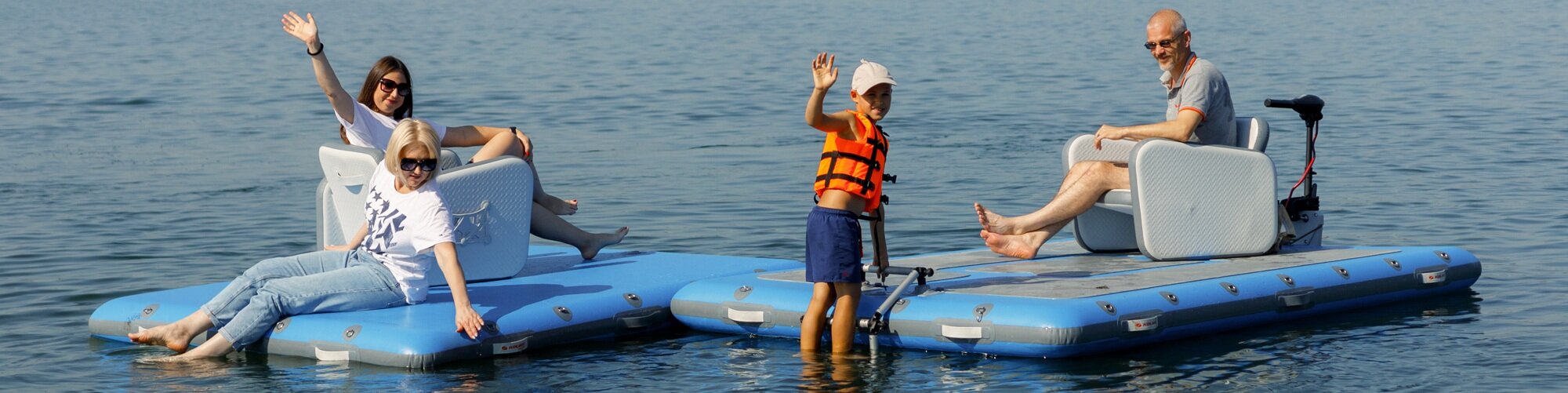 Kolibri DK inflatable dock platform