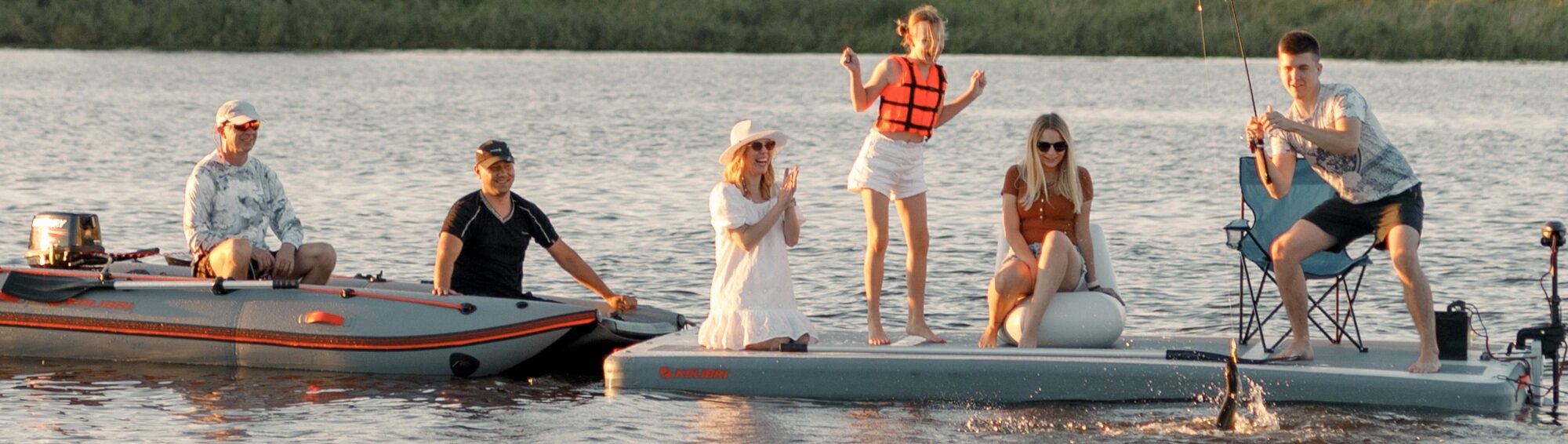 Kolibri DK inflatable dock platform